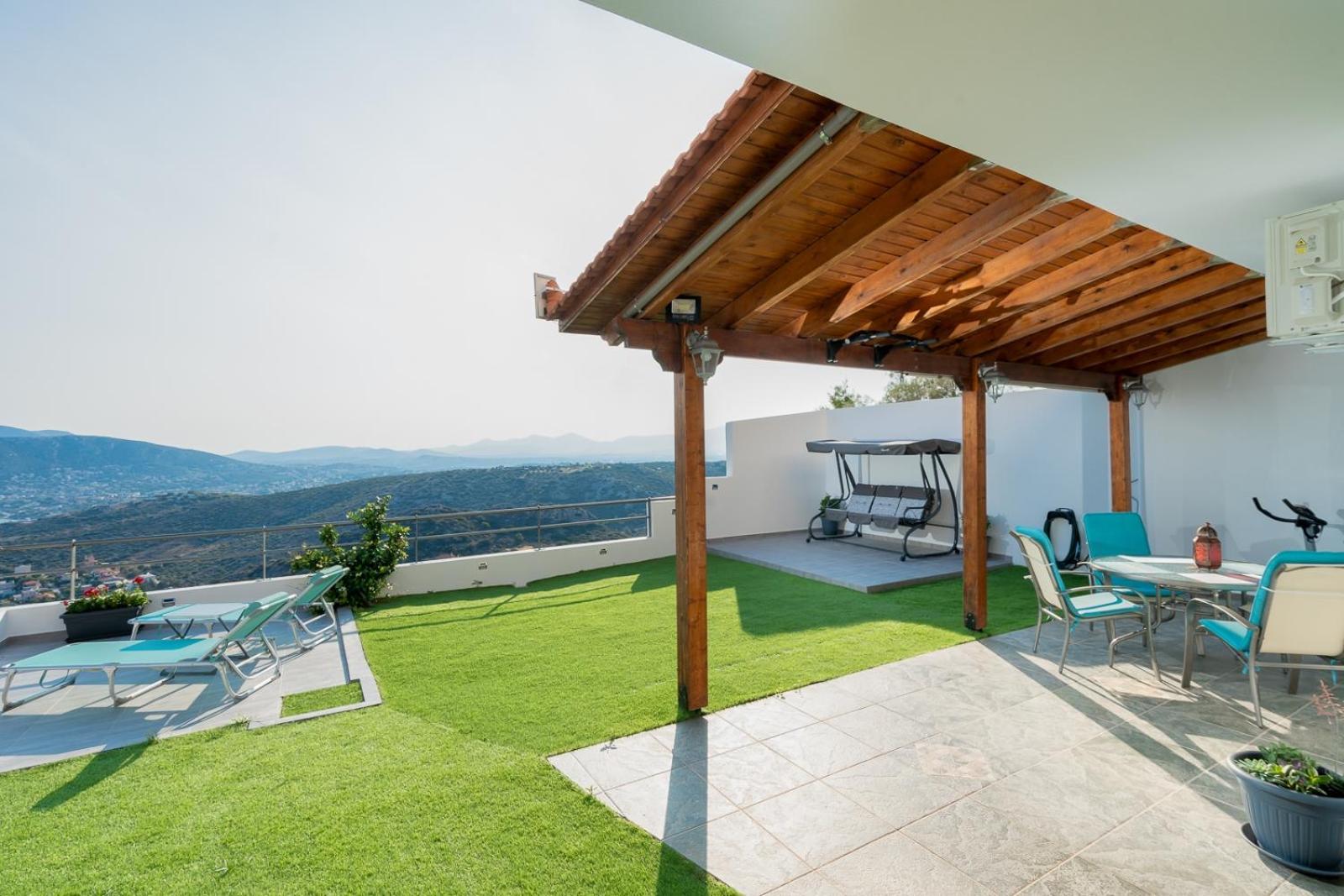 Ferienwohnung Sea & Sky By Valeria Near The Airport Pórto Ráfti Exterior foto